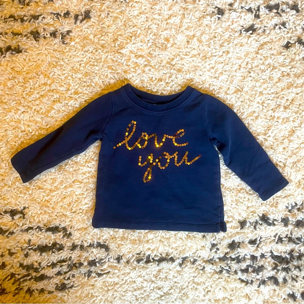 Carters “Love you” graphic sweatshirt